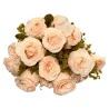 X001 Bqt 20 roses - Beige Saumon