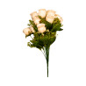 Bouquet 20 Roses Artificielles – Beige Saumon