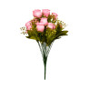 Bouquet 20 Roses Artificielles – Vieux Rose