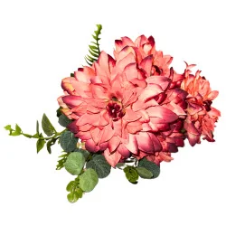 P25 Bqt Dahlia Dégradé bordeau rose