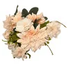 X002 Bqt 3 fleurs - Saumon rose Clair