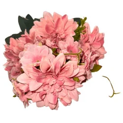 X002 Bqt 3 fleurs - Rose