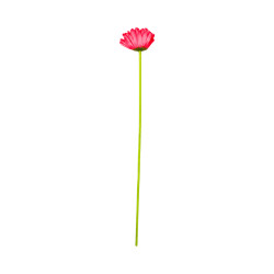 Gerbera Artificiel Rose Foncé