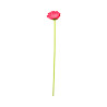 Gerbera Artificiel Rose Foncé