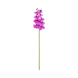 Orchidée Mauve Blanc Panaché Artificielle