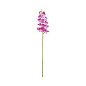 Orchidée Blanche Striée Mauve Artificielle