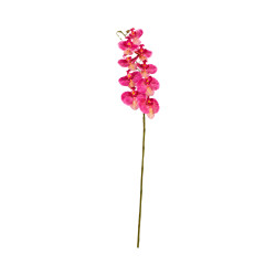 Orchidée Blanche Striée Mauve Rose Artificielle