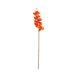 Orchidée Orange Cœur Rose Foncé Artificielle