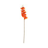 Orchidée Orange Cœur Rose Foncé Artificielle