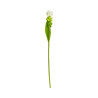 Fleur broméliacée blanche artificielle