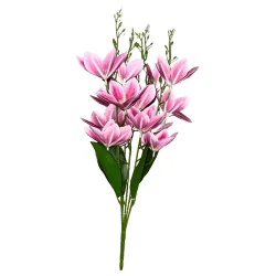 P06 Branche Fleur #7 Rose Mauve