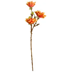 P08 Tige 3 Fleurs - Orange