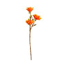 Branche de Dahlia Orange Artificielle