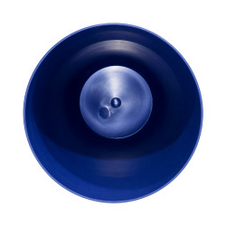 Cache-pot Plastique Bleu Texturé 1,4L