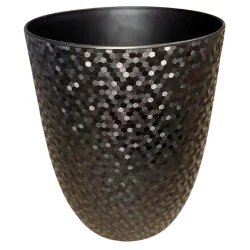 Cache-pot 12.5cm-1.3L OPALE Noir