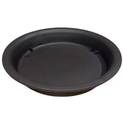 Soucoupe plastique – forme ronde – noire