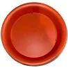 Soucoupe plastique – forme ronde – rouge