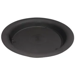 Soucoupe plastique – forme ronde – noire