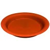 Soucoupe plastique – forme ronde – rouge