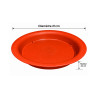 Sous-plat rond terracotta – Ø 21 cm