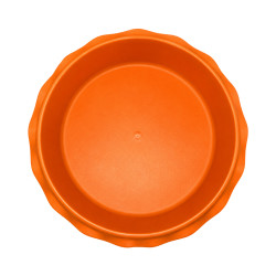 Soucoupe ondulée terracotta 25,4cm