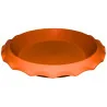 Soucoupe plastique ondulée terre cuite 38,1cm