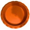 Soucoupe plastique ondulée terre cuite 38,1cm