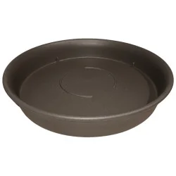 Soucoupe plastique noire 6,3L
