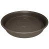 Soucoupe plastique noire 6,3L