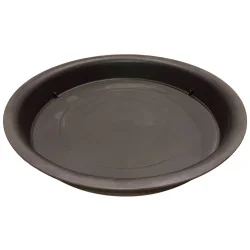 Soucoupe plastique ronde café (M)
