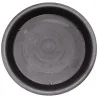 Soucoupe plastique ronde café (M)