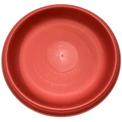 Soucoupe plastique ronde rouge 42cm