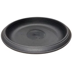 Soucoupe plastique ronde noire 42cm