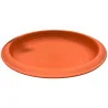 Soucoupe plastique ronde terre cuite 46,5cm
