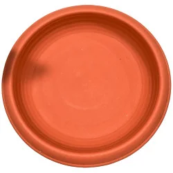 Soucoupe plastique ronde terre cuite 46,5cm