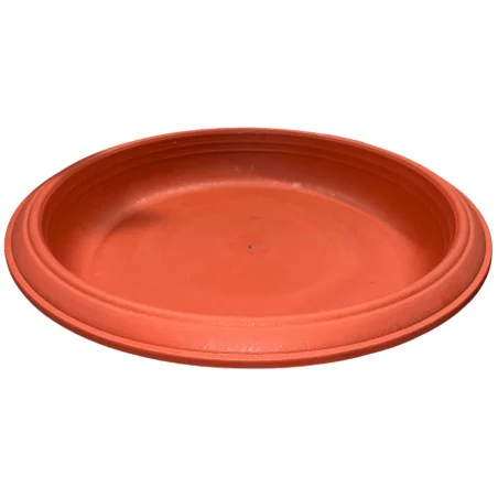 Soucoupe plastique ronde terre cuite 49,5cm