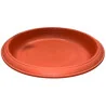 Soucoupe plastique ronde terre cuite 49,5cm