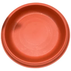 Soucoupe plastique ronde terre cuite 49,5cm