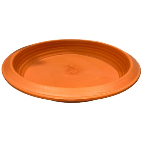 Soucoupe plastique ronde terre cuite 44cm