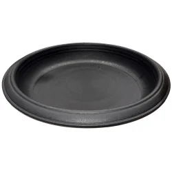 Soucoupe plastique ronde noire 49,5cm